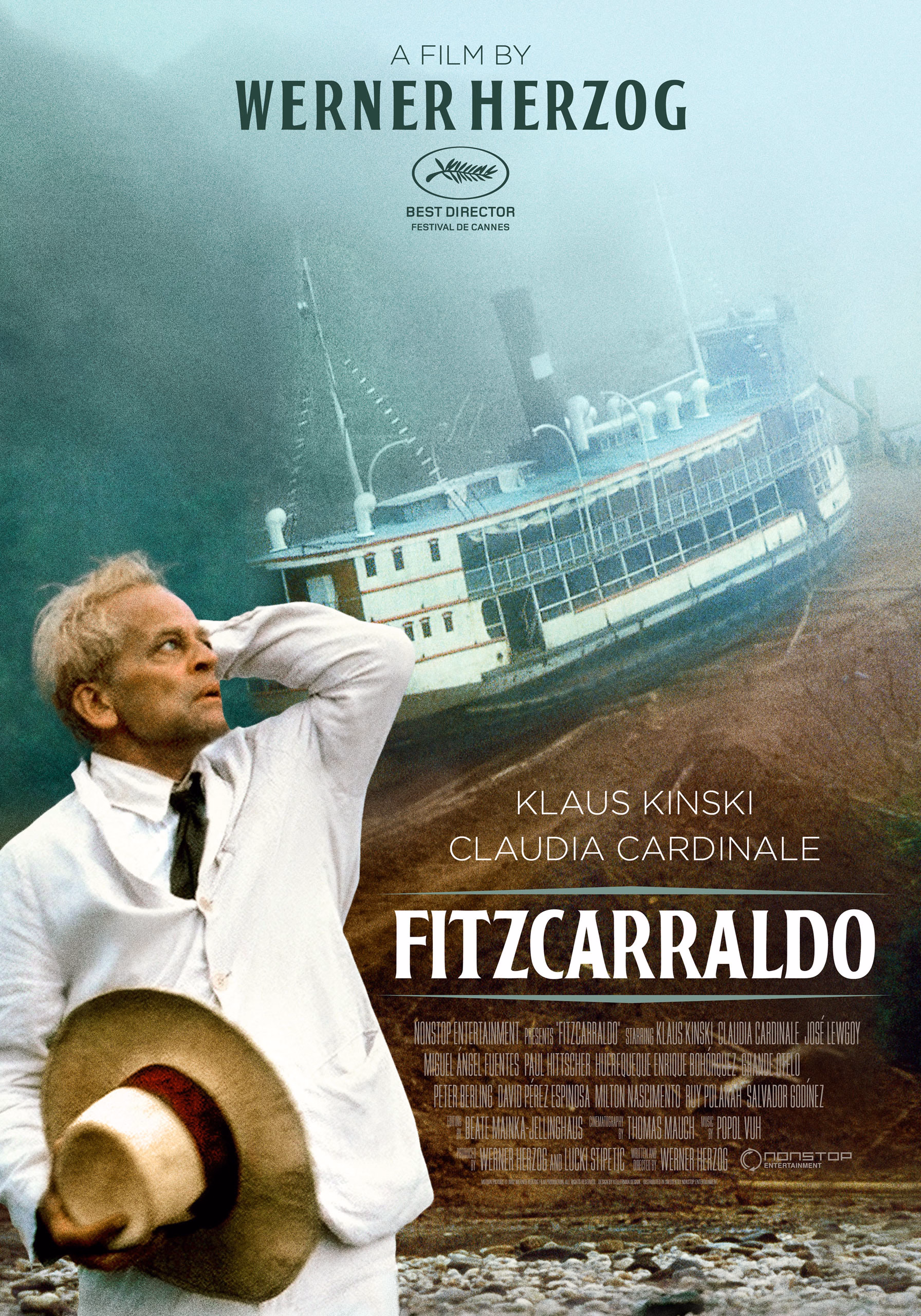 Fitzcarraldo (1982) Werner Herzog onesheet eng
