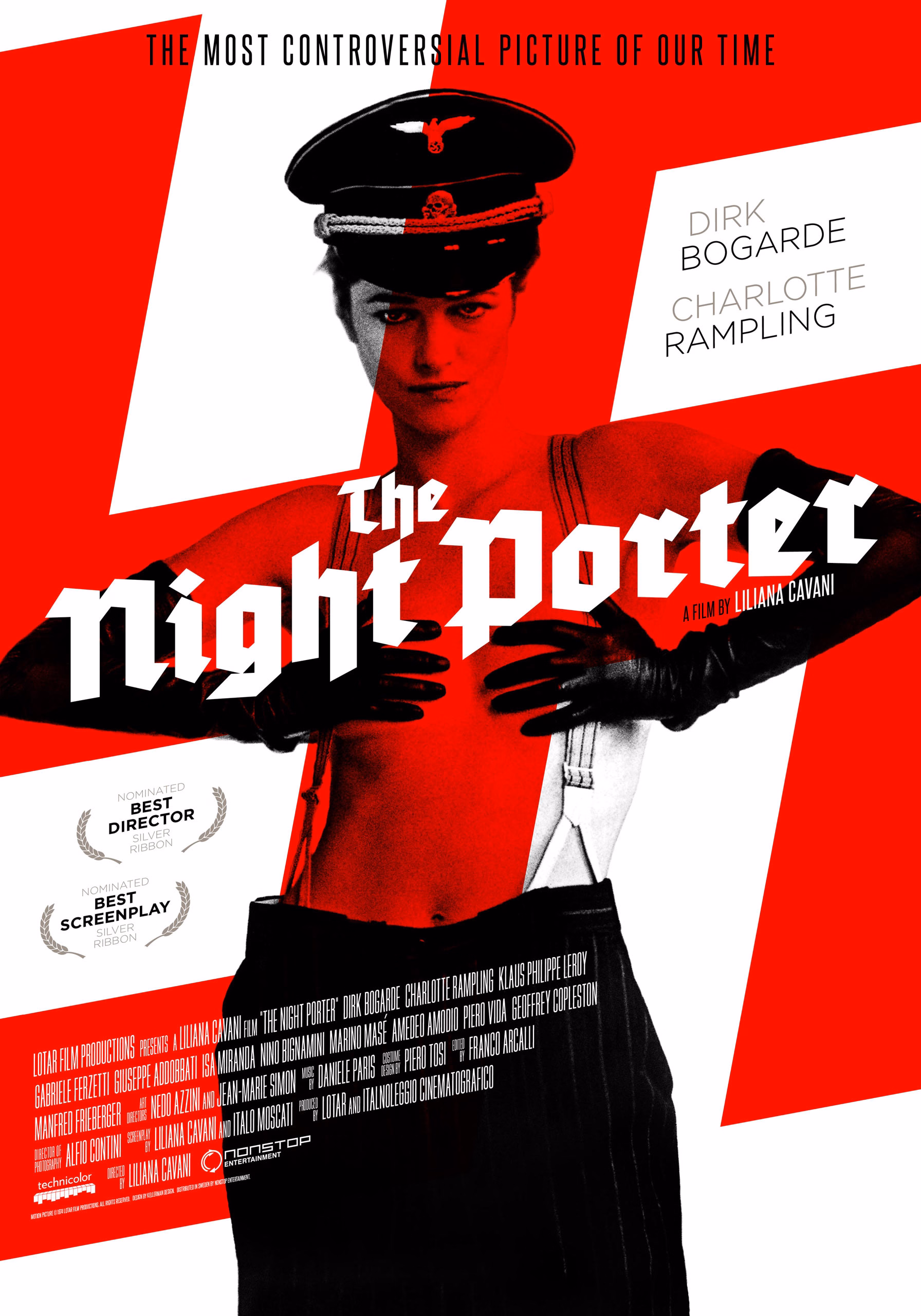 The Night Porter (1974) Liliana Cavani onesheet 2 eng
