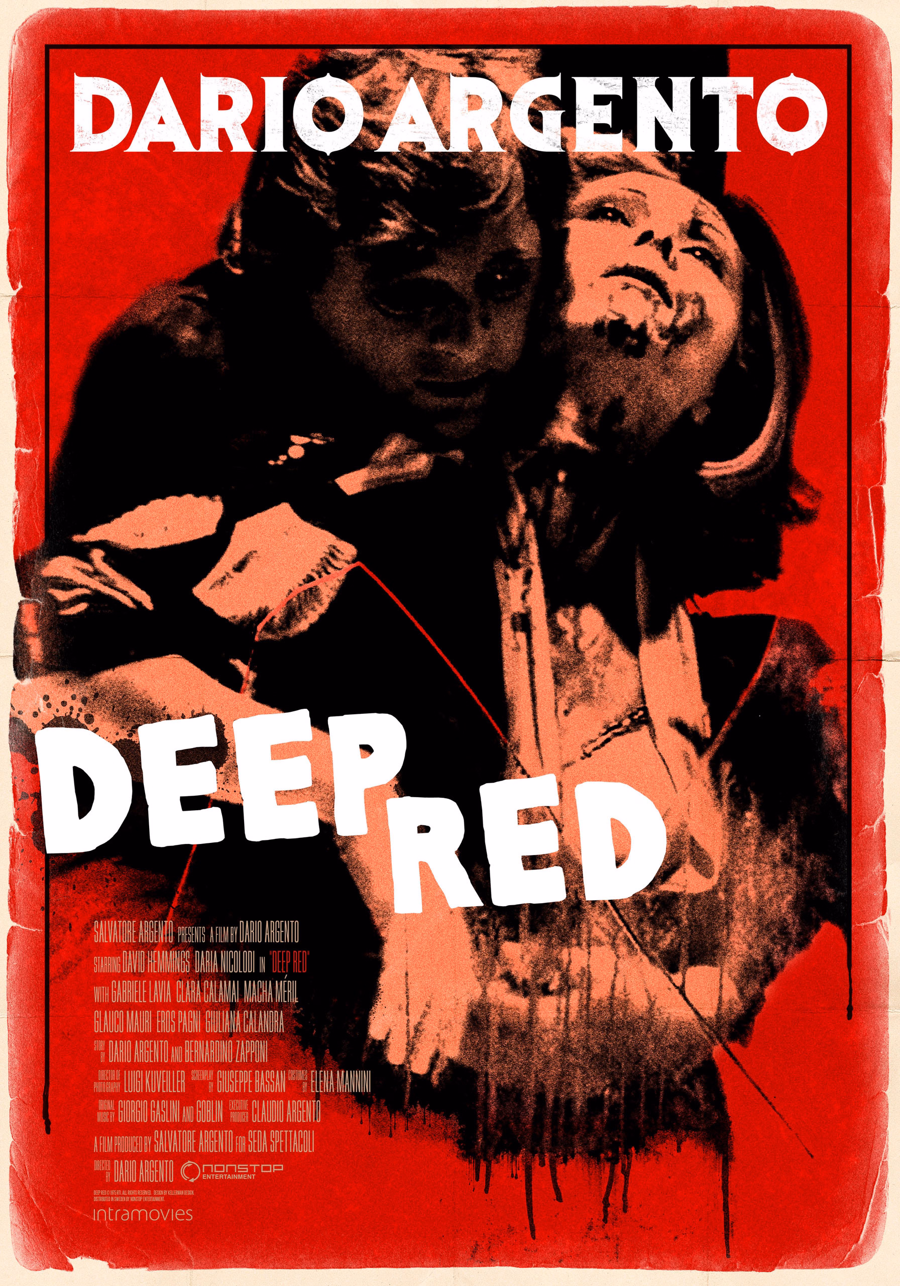 Deep Red (1975) Dario Argento theatrical onesheet