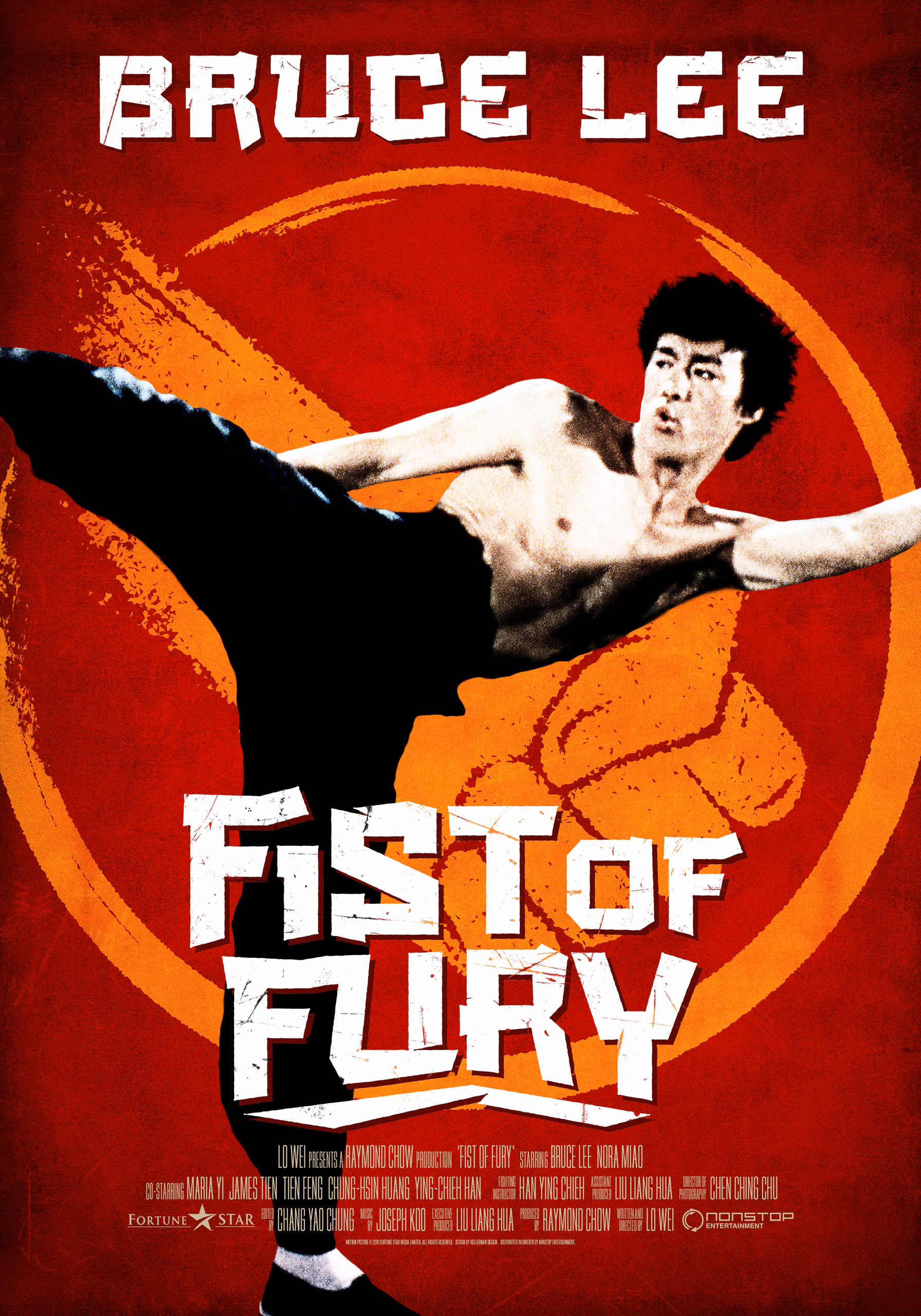Fist of Fury (1972) Wei Lo [poster] © 2018 Kellerman Design