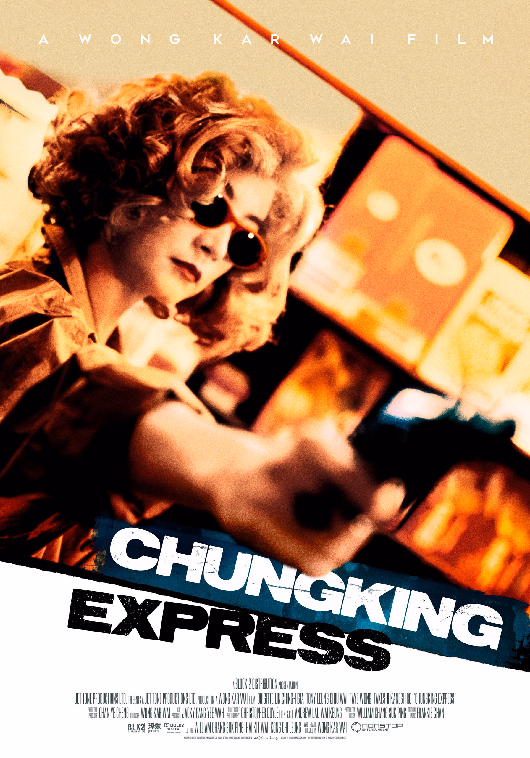 Chungking Express (1994) Wong Kar Wai theatrical onesheet eng