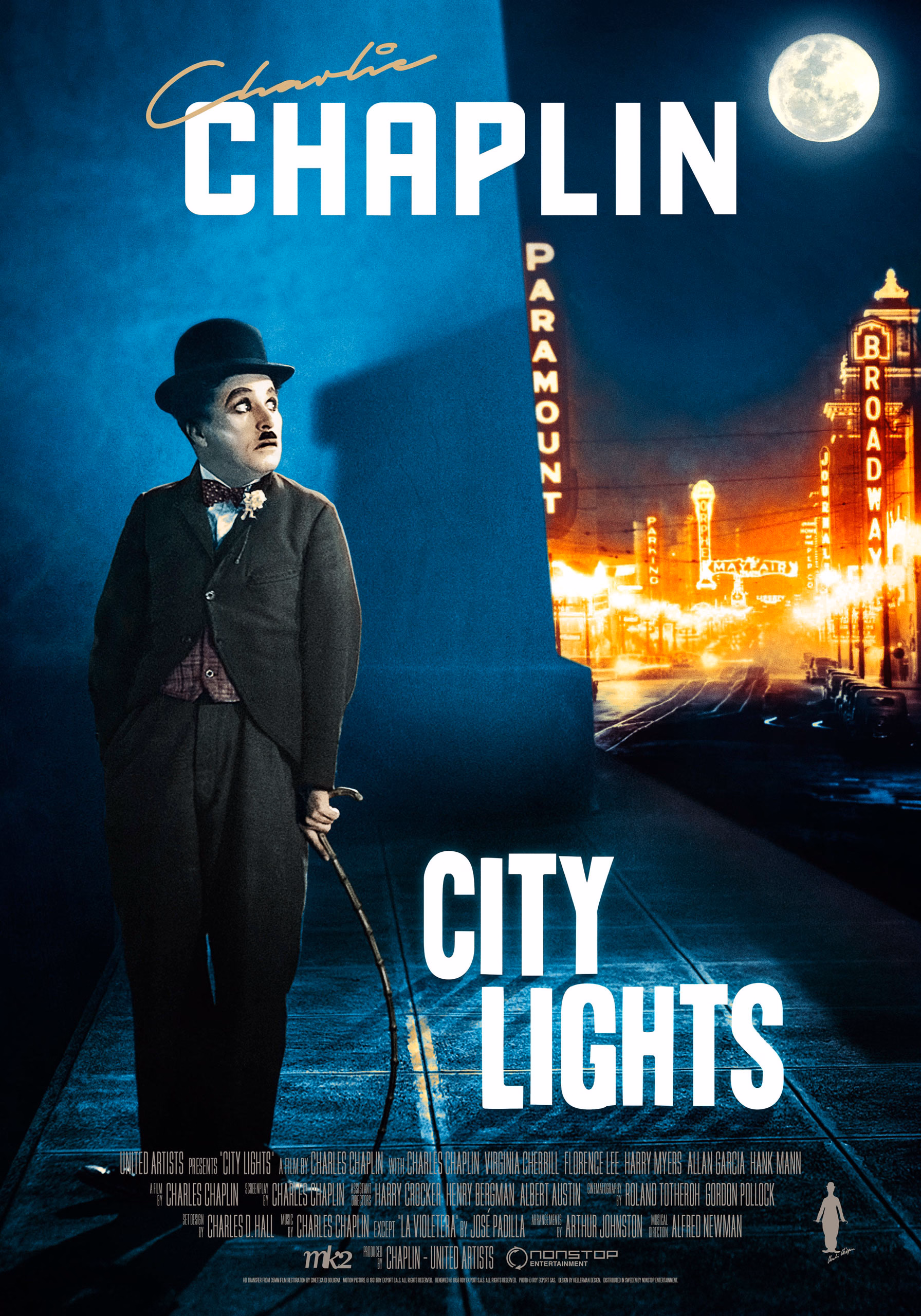 City Lights (1931) theatrical onesheet