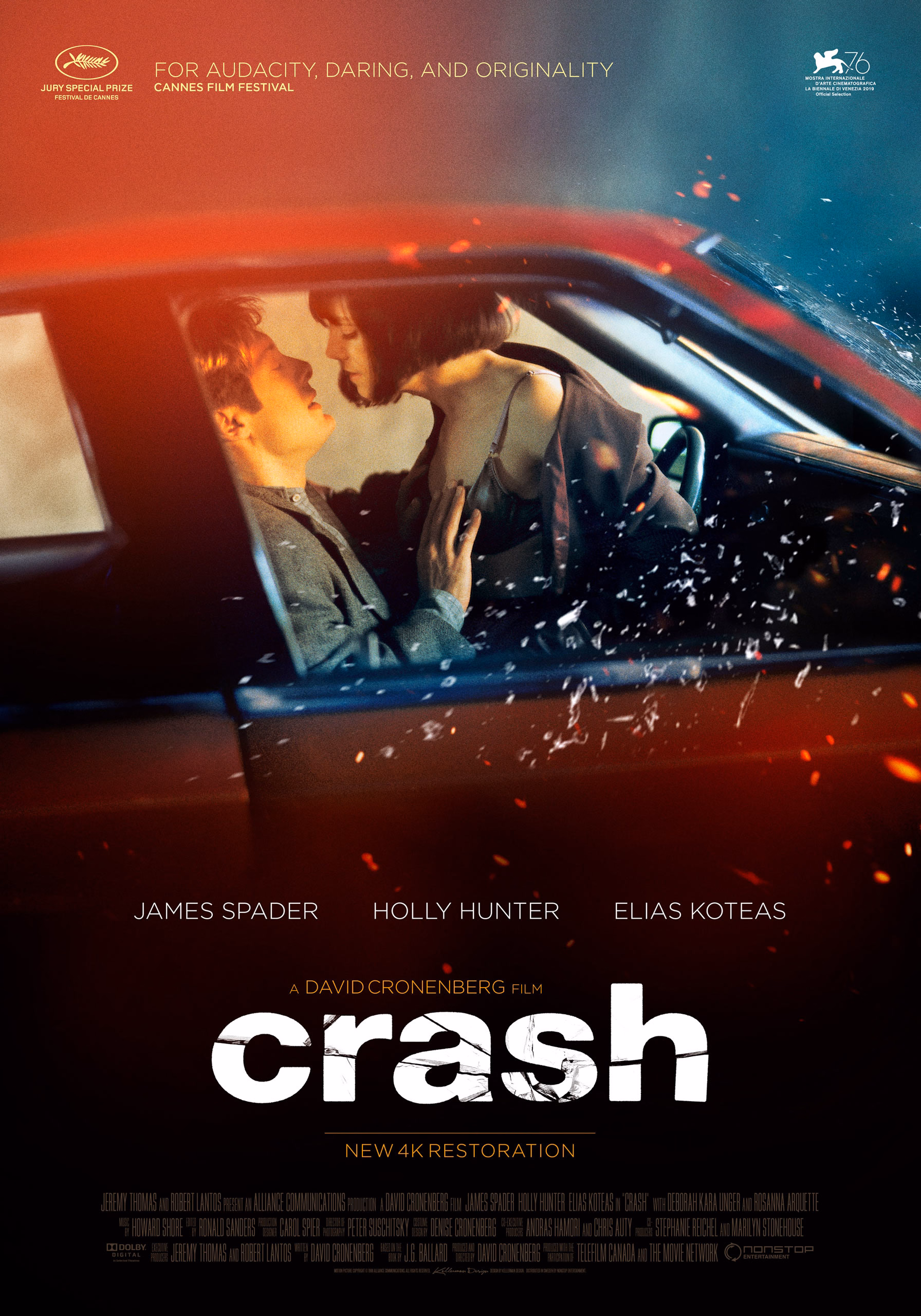 Crash (1996) theatrical onesheet