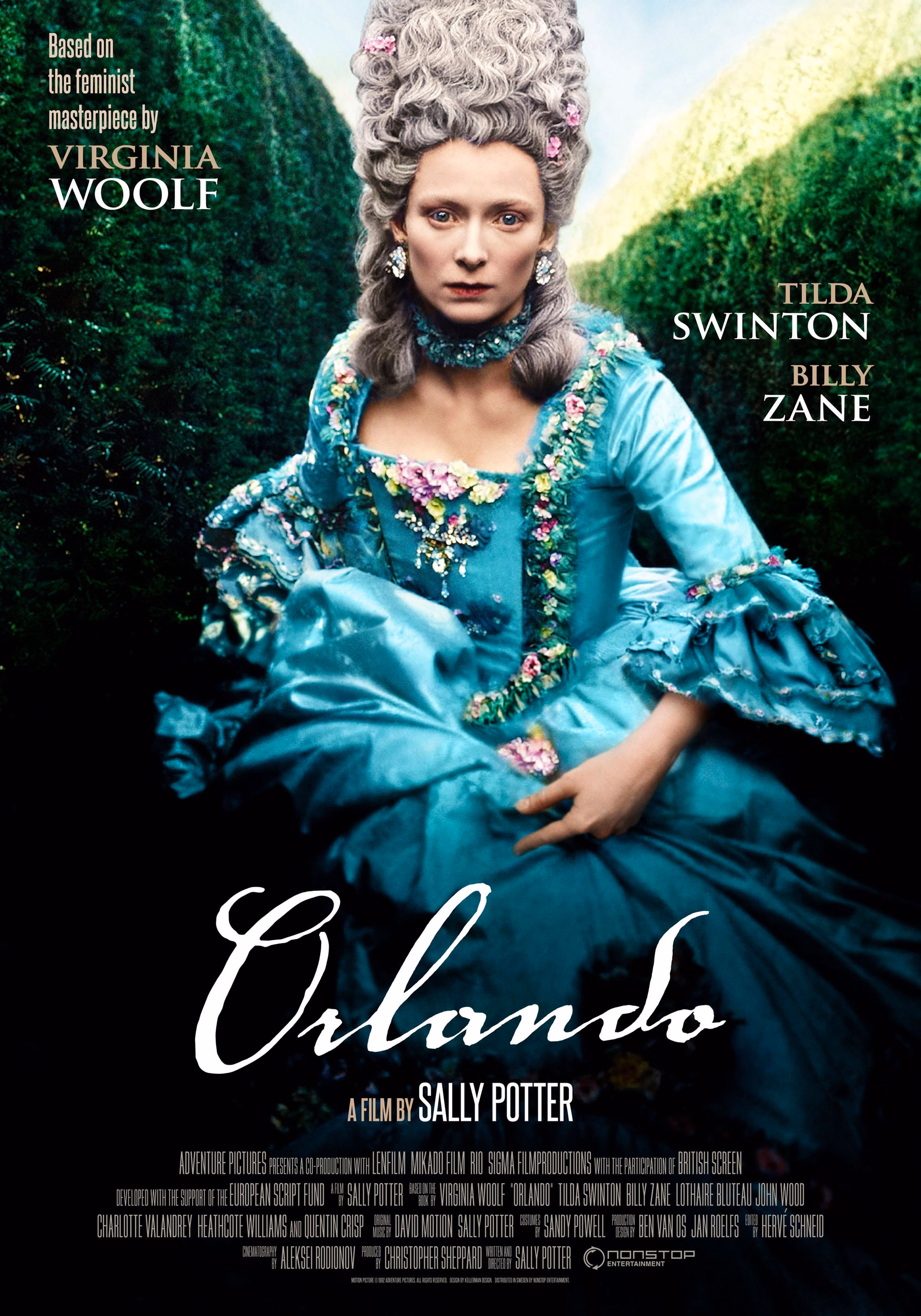 Orlando (1992) theatrical onesheet