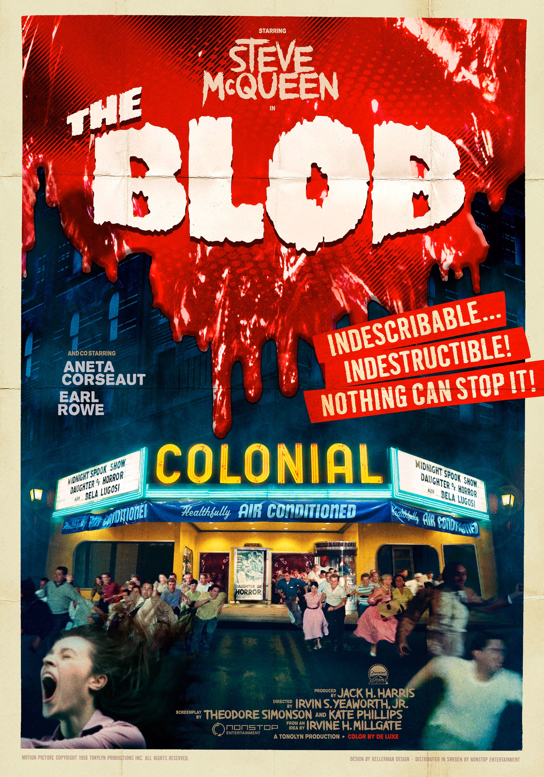 The Blob (1958) theatrical onesheet